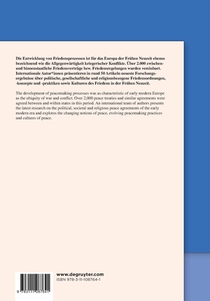 Handbuch Frieden im Europa der Frühen Neuzeit / Handbook of Peace in Early Modern Europe achterzijde