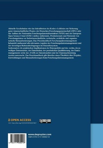 Praxishandbuch Forschungsdatenmanagement achterzijde
