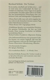 Vorleser, Der achterzijde