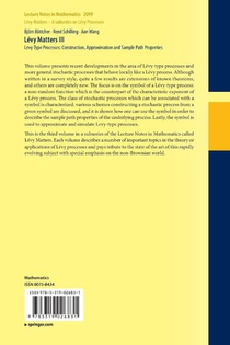 Levy Matters III achterzijde