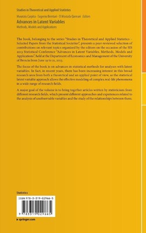 Advances in Latent Variables achterzijde