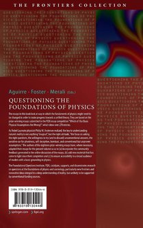Questioning the Foundations of Physics achterzijde