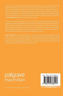 Early Exchange between Africa and the Wider Indian Ocean World achterzijde