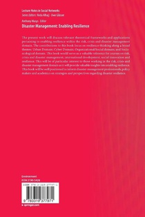 Disaster Management: Enabling Resilience achterzijde