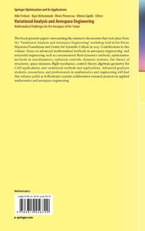 Variational Analysis and Aerospace Engineering achterzijde