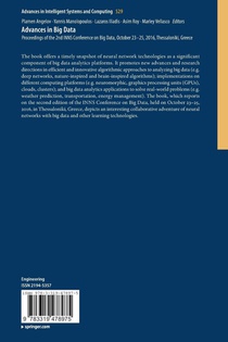 Advances in Big Data achterzijde