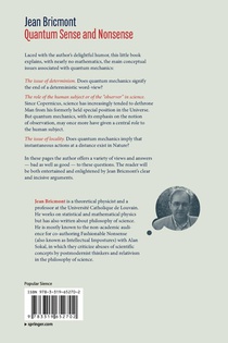 Quantum Sense and Nonsense achterzijde