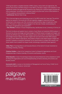 Social Return on Investment Analysis achterzijde