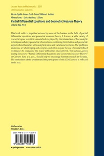 Partial Differential Equations and Geometric Measure Theory achterzijde