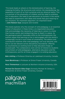 Wild Pedagogies achterzijde