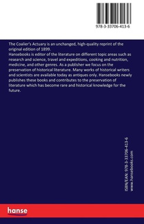 The Coalier's Actuary achterzijde