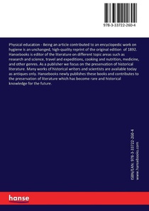 Physical education achterzijde