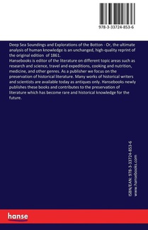 Deep Sea Soundings and Explorations of the Botton achterzijde