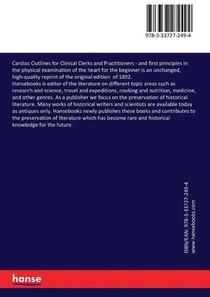 Cardiac Outlines for Clinical Clerks and Practitioners achterzijde