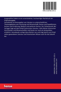 Ausgewahlte Fabeln achterzijde