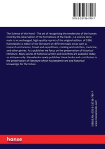 The Science of the Hand achterzijde