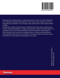 Plastering, Plain and Decorative achterzijde