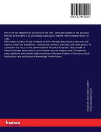 History of the Macdonalds and Lords of the Isles achterzijde