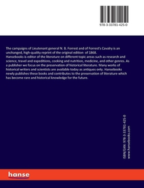 The campaigns of Lieutenant general N. B. Forrest and of Forrest's Cavalry achterzijde