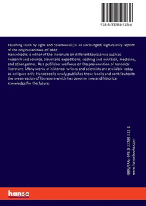 Teaching truth by signs and ceremonies; achterzijde
