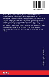 Washington's Correspondence, Jews & Christians 1790s achterzijde