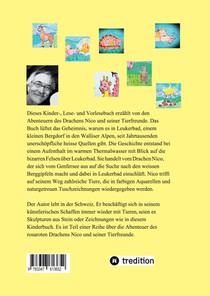 Das Geheimnis der heissen Quellen von Leukerbad - ein Kinderbuch mit vielen Tieren achterzijde