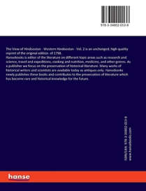 The View of Hindoostan achterzijde