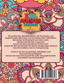 XXL MANDALA Malbuch: Inspiration & Selbstliebe achterzijde