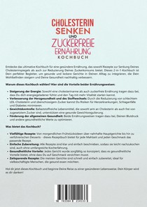 Cholesterin Senken und Zuckerfreie Ernährung Kochbuch achterzijde
