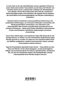 Gesundheit aus der Natur für Pferde achterzijde
