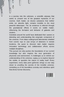 The Invisible Universe: A Quest to Discover Dark Matter achterzijde