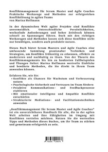 Konfliktmanagement für Scrum Master und Agile Coaches achterzijde
