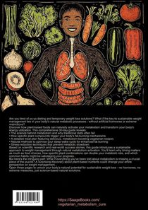Vegetarian Metabolic Diet: The Natural Metabolism Boost Guide achterzijde