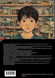 Concentration à l'école maternelle: Améliorer la concentration des enfants d'âge préscolaire achterzijde