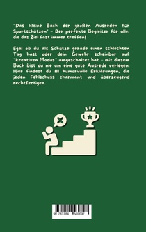 Das kleine Buch der großen Ausreden für Sportschützen achterzijde