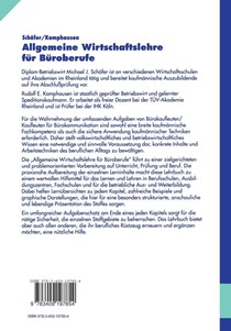 Allgemeine Wirtschaftslehre Fur Buroberufe achterzijde