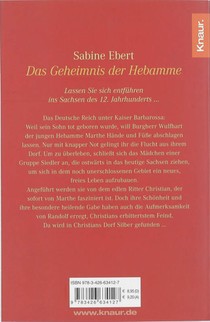 Das Geheimnis der Hebamme achterzijde