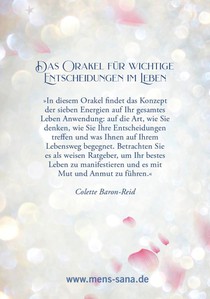 Das Orakel der 7 Energien achterzijde