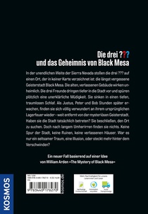 Die drei ??? und das Geheimnis von Black Mesa achterzijde