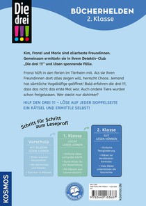 Die drei !!!, Bücherhelden 2. Klasse, Chaos im Tierheim achterzijde