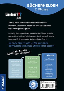 Die drei ??? Kids, Bücherhelden 2. Klasse, Vorsicht, Ninjas! achterzijde