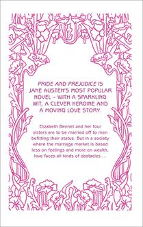Pride and Prejudice achterzijde