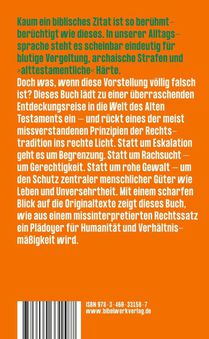 Auge um Auge, Zahn um Zahn achterzijde