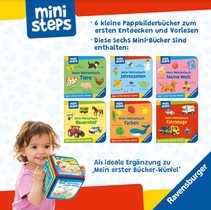 ministeps: Mein erster Bücher-Würfel: Meine ersten Wörter (Bücher-Set) achterzijde
