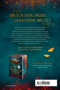 Heartless Hunter. Der rote Nachtfalter, Band 1 achterzijde