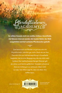 Pferdeflüsterer-Academy, Band 1: Reise nach Snowfields achterzijde