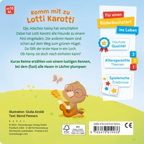 Mein erstes Lotti Karott: Das lustige Hasenrennen - ein Buch für kleine Fans des Kinderspiel-Klassikers Lotti Karotti achterzijde