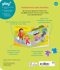 Play+ Mein Spiel mit-Magnetbuch Komm, wir lernen die Farben - ab 18 Monate achterzijde