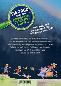 Die Jagd nach dem magischen Detektivkoffer, Band 6 - Schurken in der Schule achterzijde