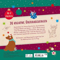 Mein Weihnachtsblock: 24 Ideen zum Malen, Basteln, Rätseln achterzijde